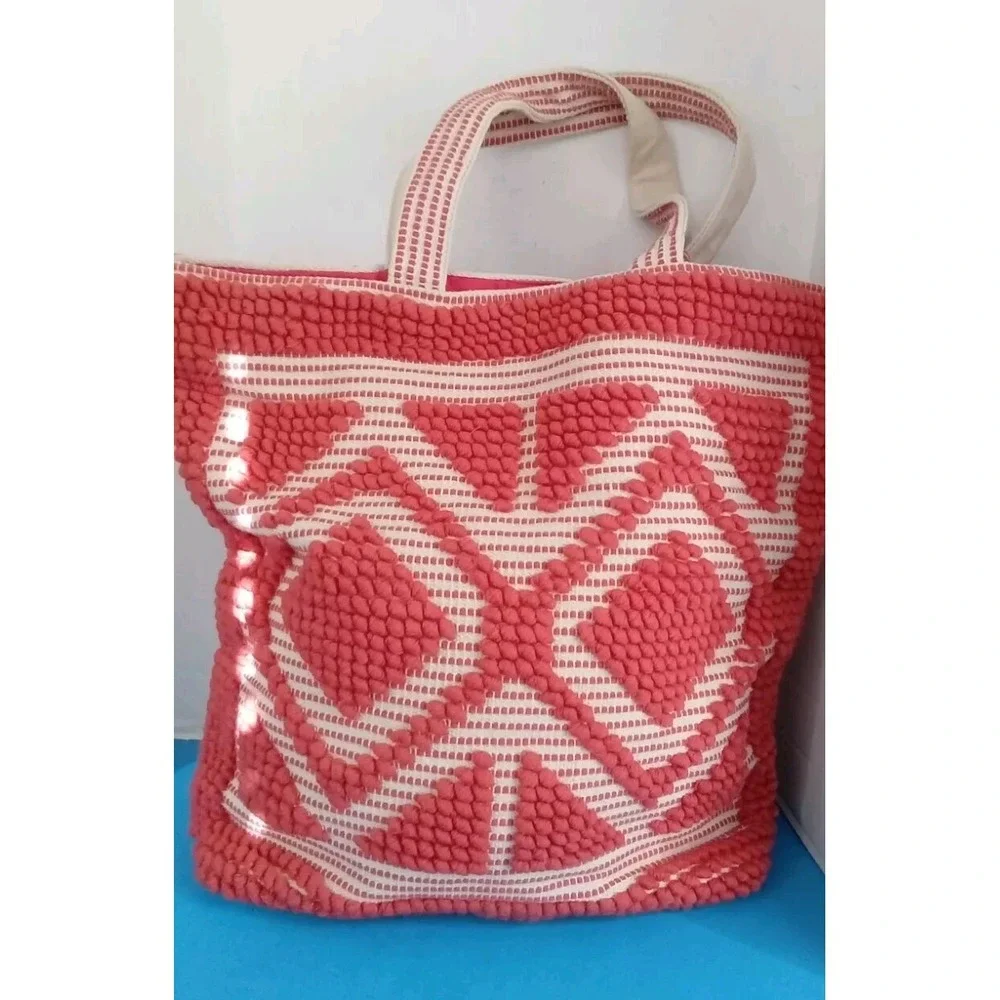 Bohemian Carpet‎ Tote Bag Stylish Fabric Woven Tassel Bag